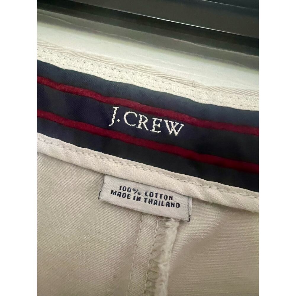 Men's J. Crew Classic Fit Cream Dress Pants with Pockets Size 38x34 - Picture 5 of 9